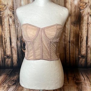 Zara NEW w/out tag lace strapless top